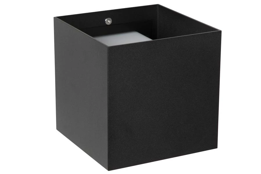 Lucide EXETER - Wandlamp Buiten - 1xE27 - IP54 - Zwart - uit